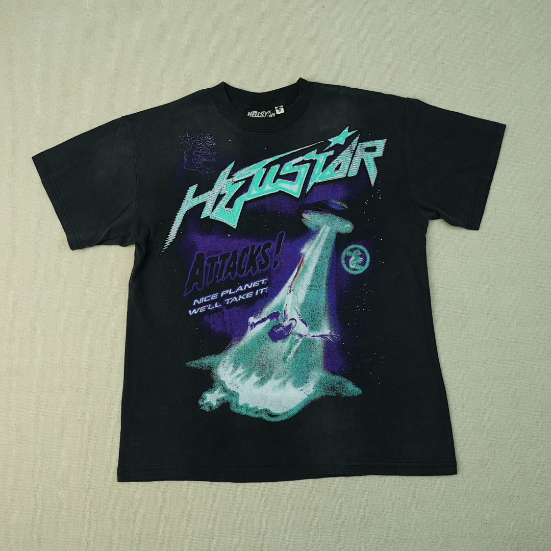 Other 205 Hellstar Attacks T-Shirt (Black) - Image 5