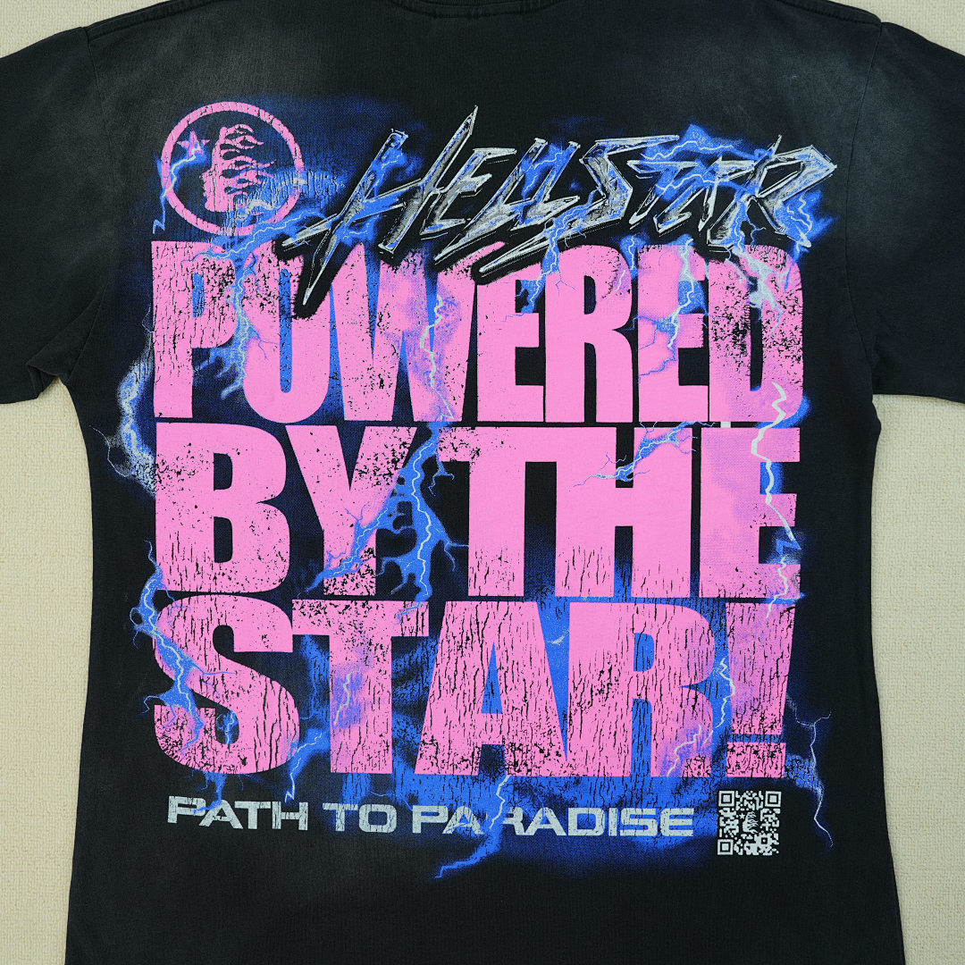 Other 240 Hellstar Powered ByThe Star T-Shirt (Black) - Image 21
