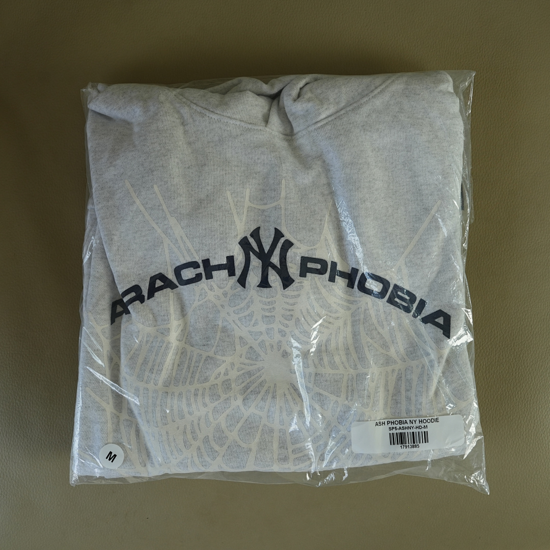 Other 265 Sp5Der Arach NY Phobia Hoodie Ash (Grey) - Image 4