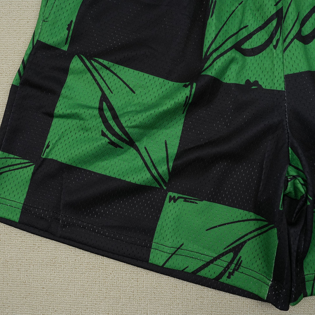 Chanel 80 Eric Emanuel X Matty Boy EE Shorts 99 Eyes Slime/Orange - Image 8