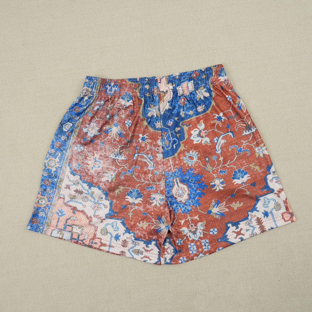 Chanel 80 Eric Emanuel EE Basic Rug Print Short White/Navy - Image 12