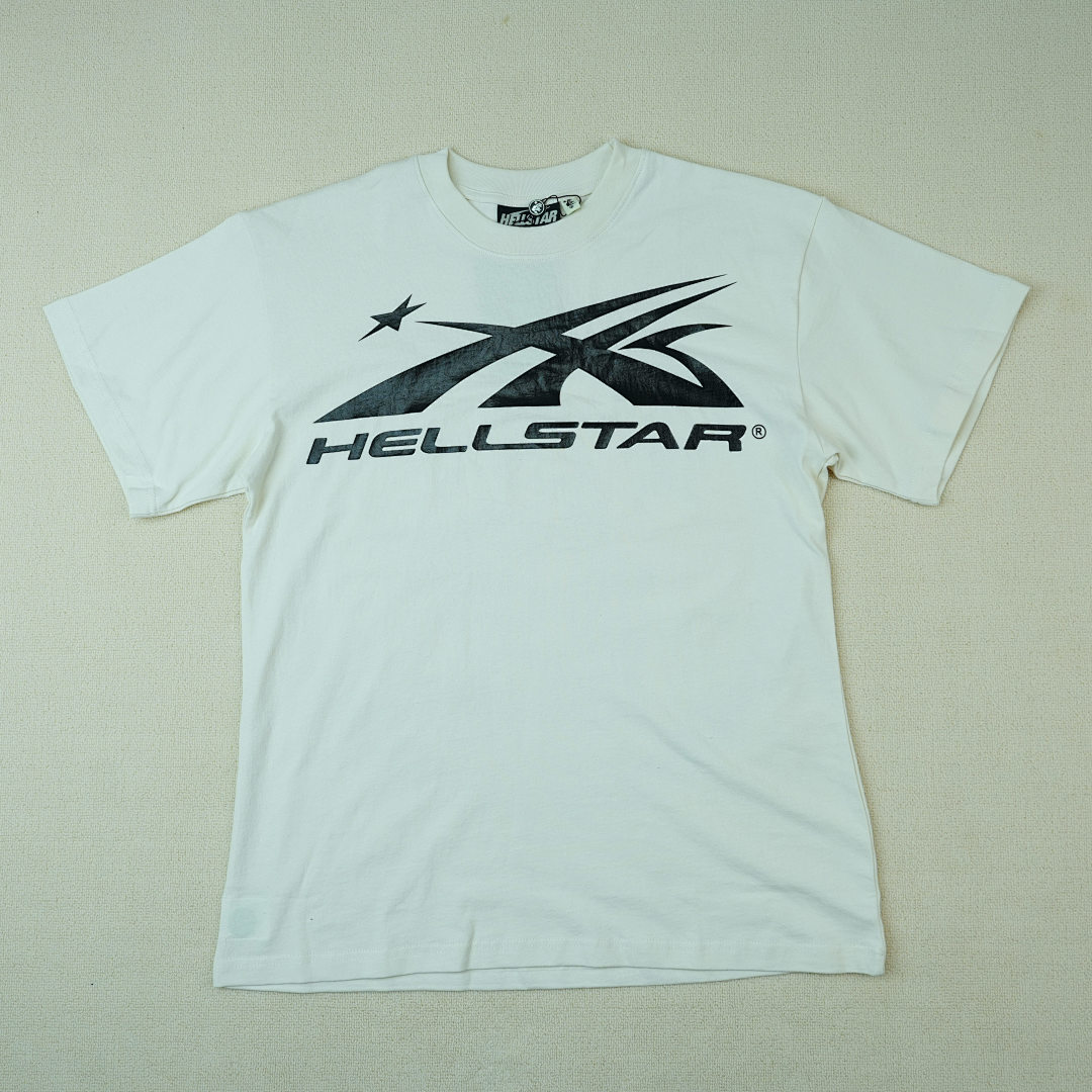 Other 65 Hellstar Sports Core Gel Logo T-Shirt White/Black - Image 7