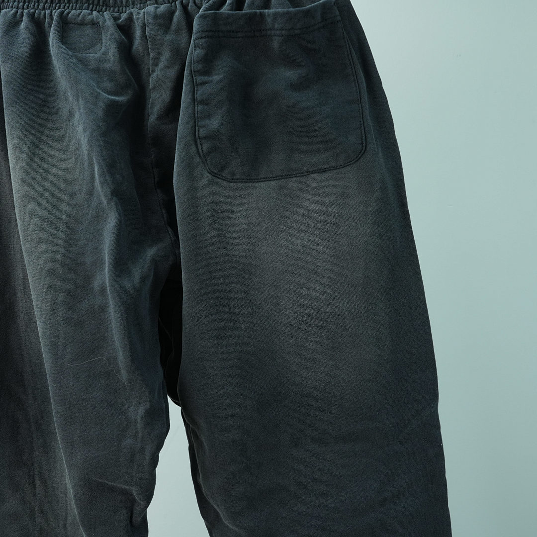 Other 380 Hellstar No Guts Glory Closed Elastic Bottom Sweatpants Midnight Dye (Black) - Image 18