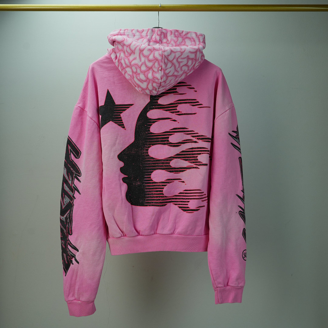 Other 415 Hellstar Brainwashed With Brain Hoodie (Pink) - Image 22