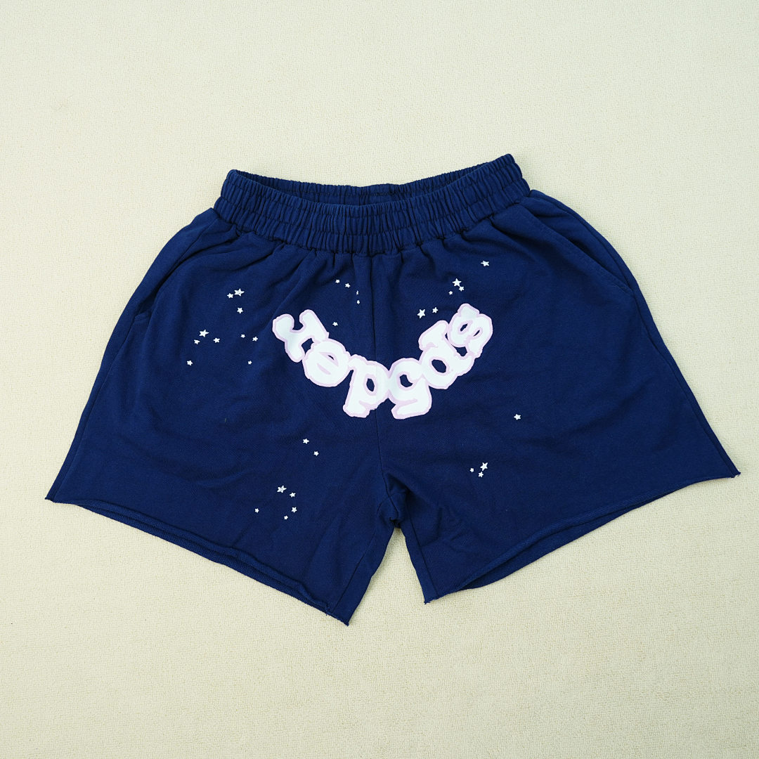 Other 175 Sp5Der 0G Web Logo Sweat Short (Navy) - Image 7