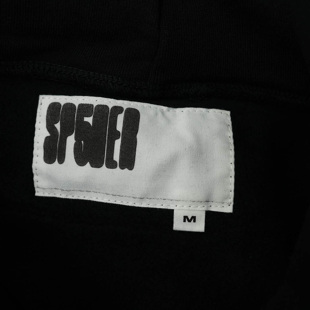 Other 265 Sp5Der Heavy Web Hoodie Black (FW25) - Image 8