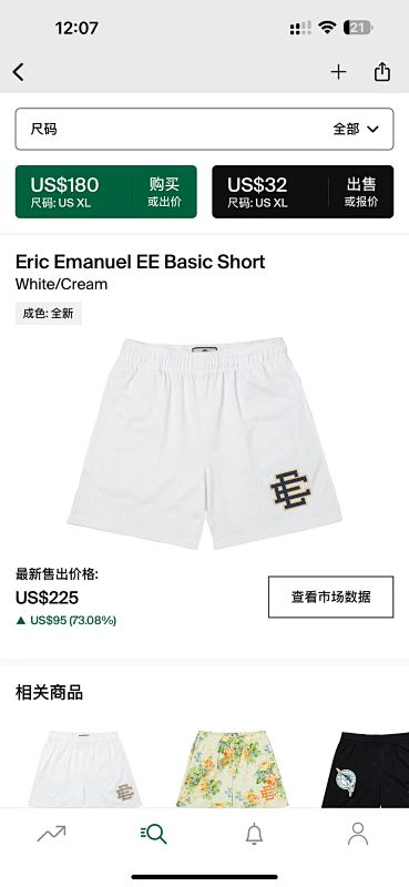Chanel 80 Eric Emanuel EE Basic Short White/Cream, photo 1