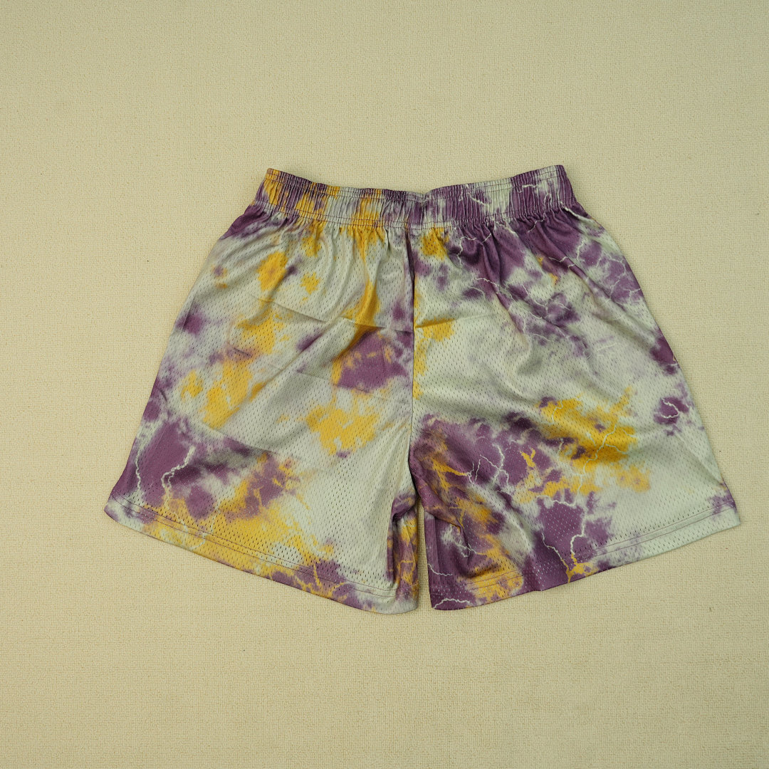 Chanel 80 Eric Emanuel EE Basic Short Purple Tie Dye/Yellow - Image 17