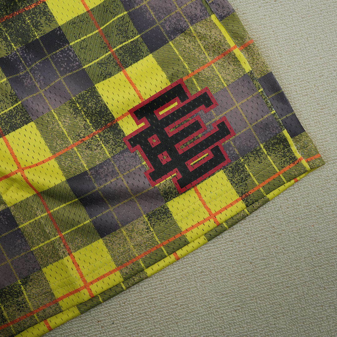 Chanel 80 Eric Emanuel EE Basic Short Yellow/Black Plaid - Image 6