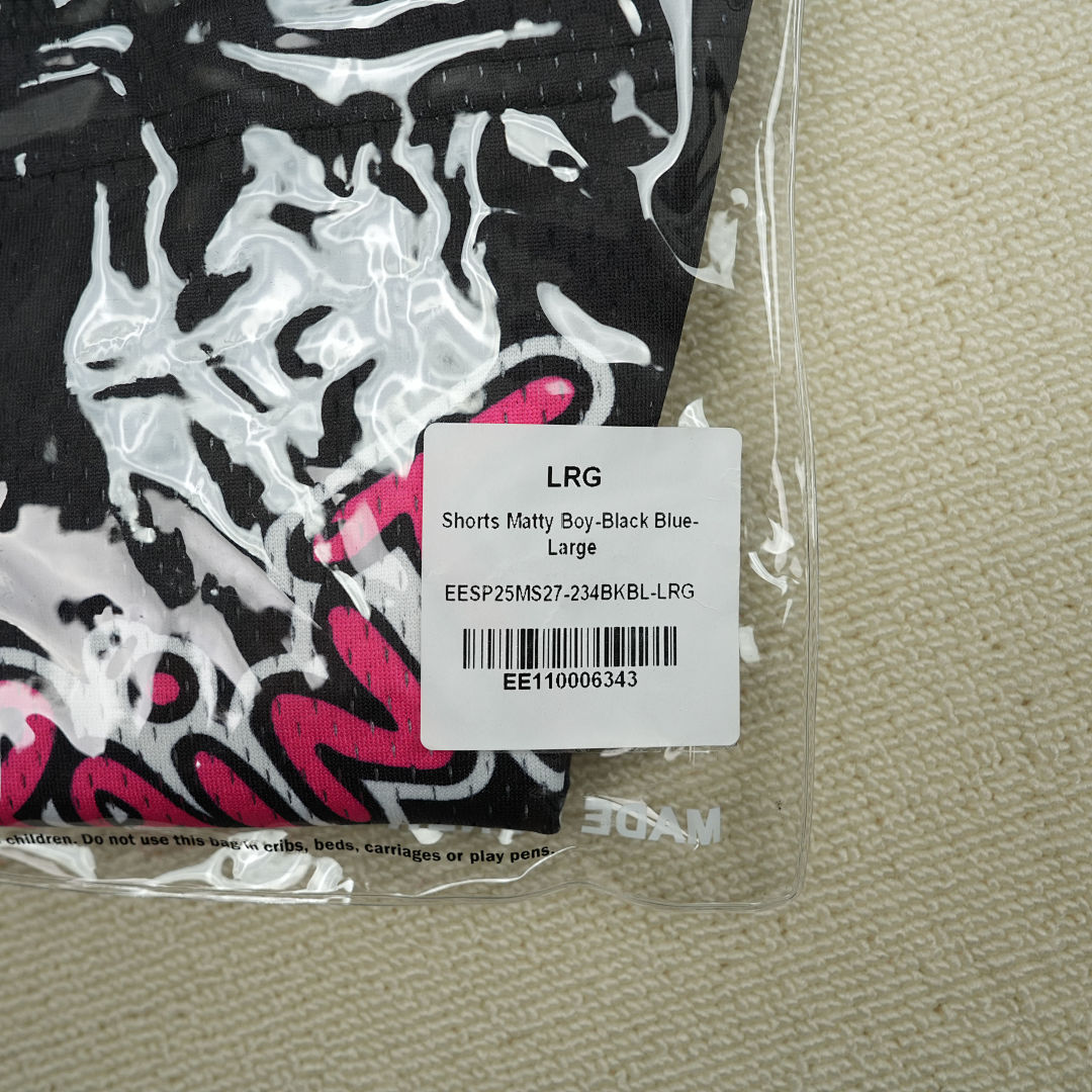 Chanel 80 Eric Emanuel X Matty Boy EE Shorts Black/Blue - Image 4