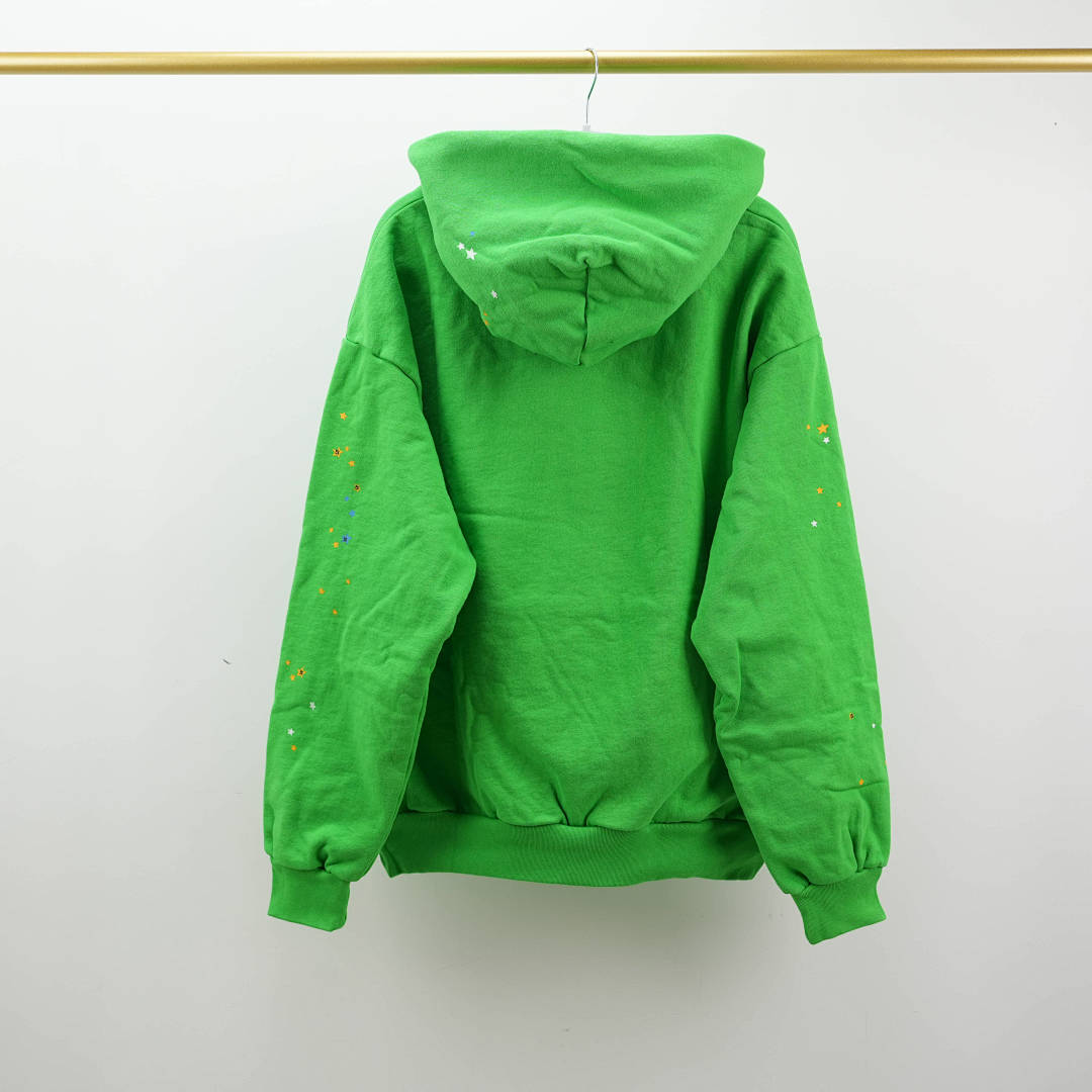Other 265 Sp5Der Punk V2 Rhinestone Hoodie (Bright Green) - Image 16