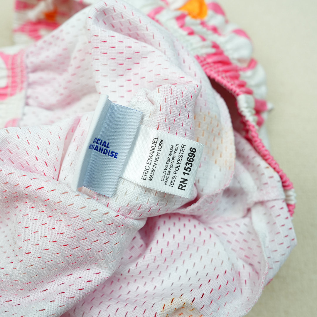 Chanel 80 Eric Emanuel EE Basic Short Pink Daisies/Vellow - Image 14