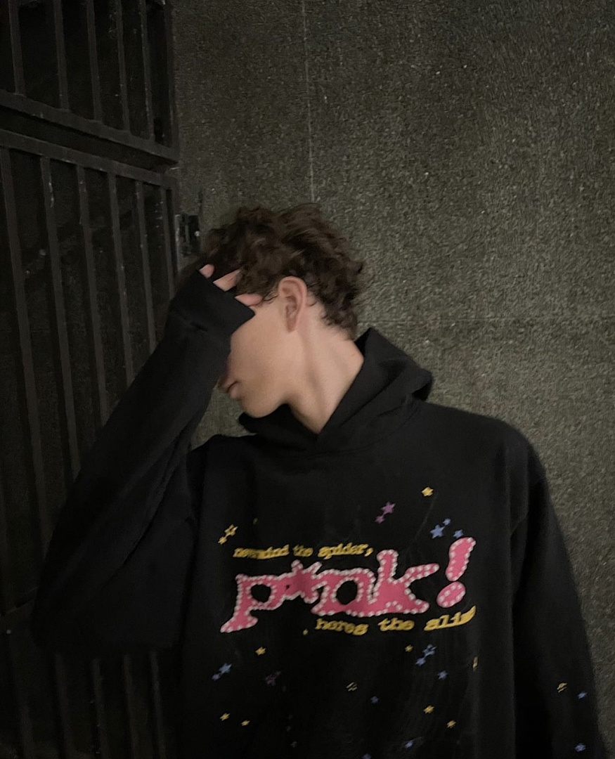Other 240 Sp5Der P*NK Hoodie (Black) - Image 5