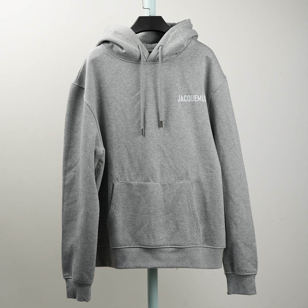 On Running Jacquemus Le Sweatshirt Hooded (Grey) - Image 3