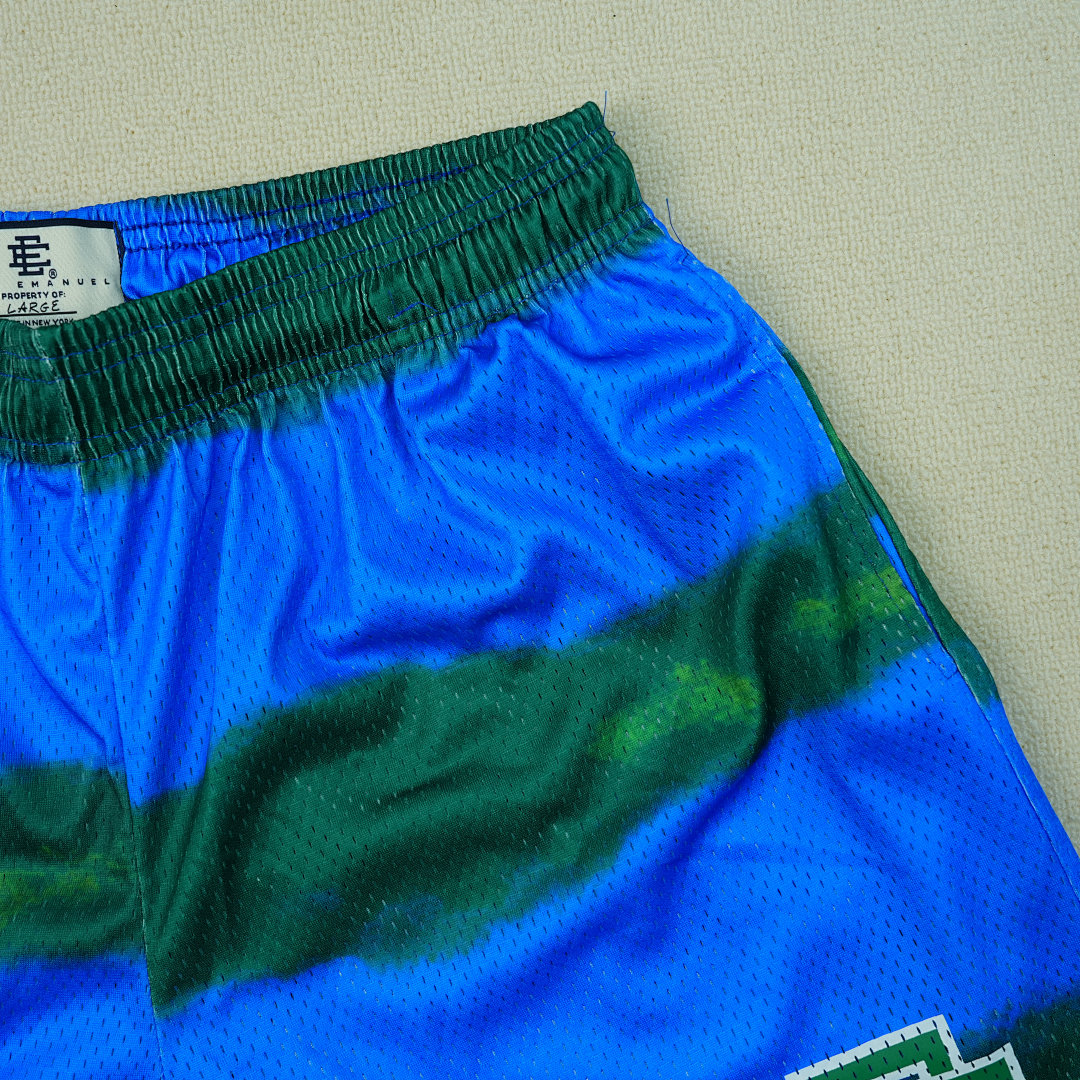 Chanel 80 Eric Emanuel EE Short Blue/Green Stripe - Image 14