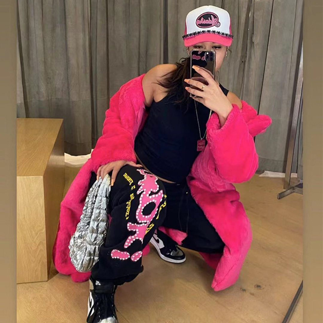 Other 240 Sp5Der P*NK Hoodie (Black) - Image 10