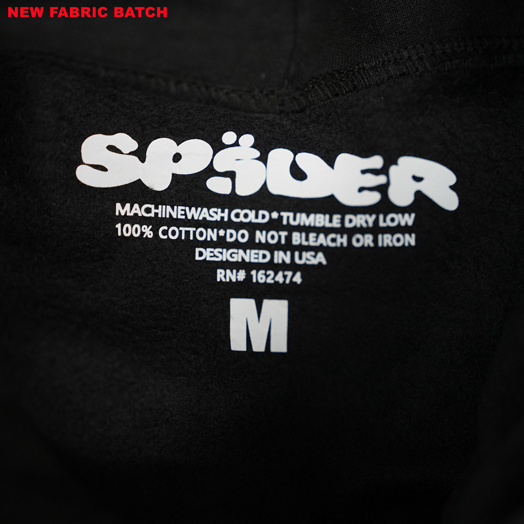 Other 240 Sp5Der Rhinestone Logo Hoodie/ (Black) - Image 16
