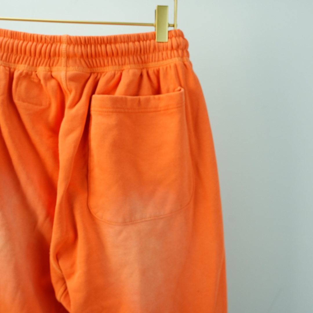 Other Hellstar Fire Orange Closed Elastic Bottom Sweatpants Dye - Image 18