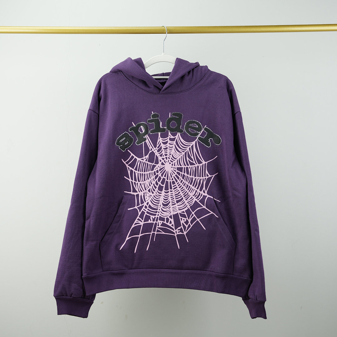Other SPIDER F&Amp;F Sp5Der Hoodie (Purple) - Image 14