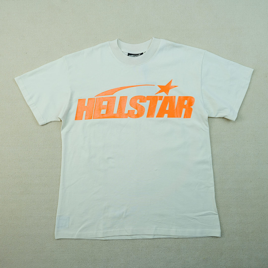 Other 195 Hellstar Classic T-Shirt White/Orange (Regular Print) - Image 7