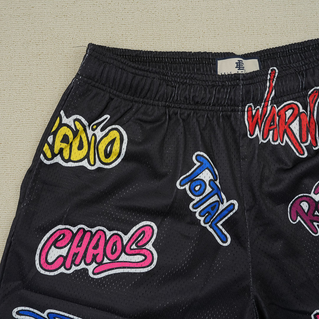 Chanel 80 Eric Emanuel X Matty Boy EE Shorts Black/Blue - Image 11