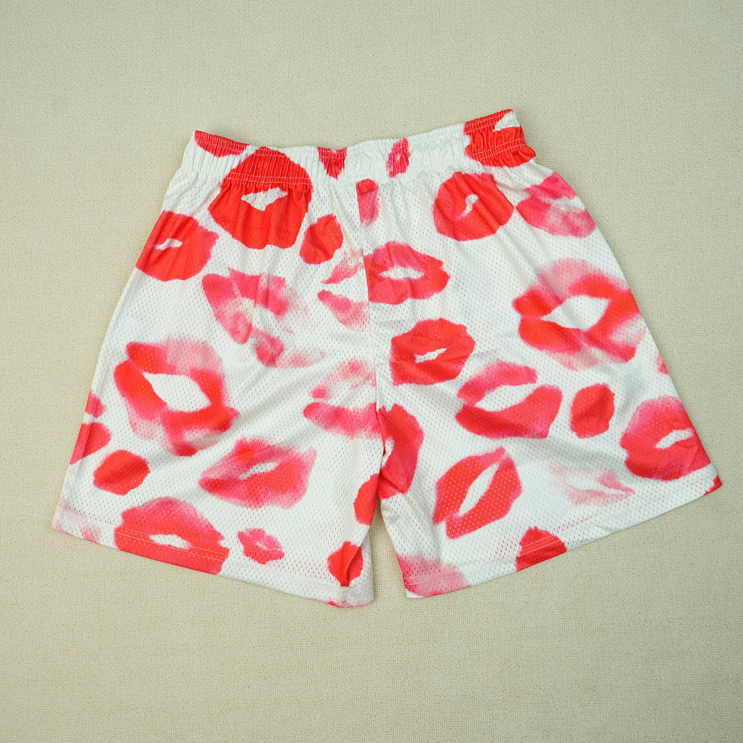 Chanel 80 Eric Emanuel EE Valentines Day Kiss Shorts (White) - Image 18