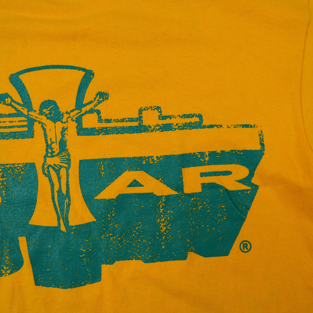Other 65 Hellstar Studios Jesus Emblem Short Sleeve Tee Shirt (Yellow) - Image 27