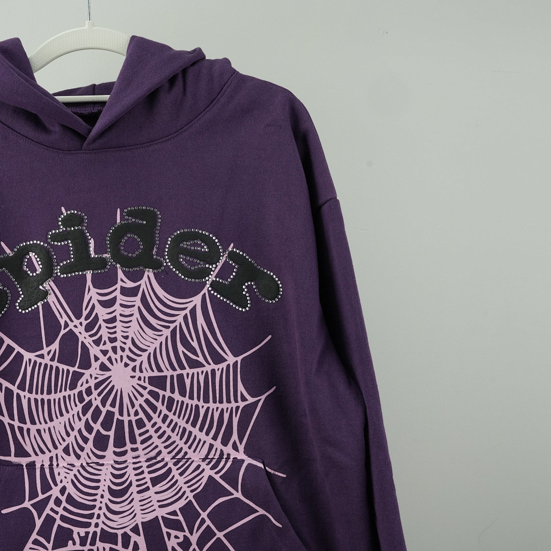 Other SPIDER F&Amp;F Sp5Der Hoodie (Purple) - Image 7