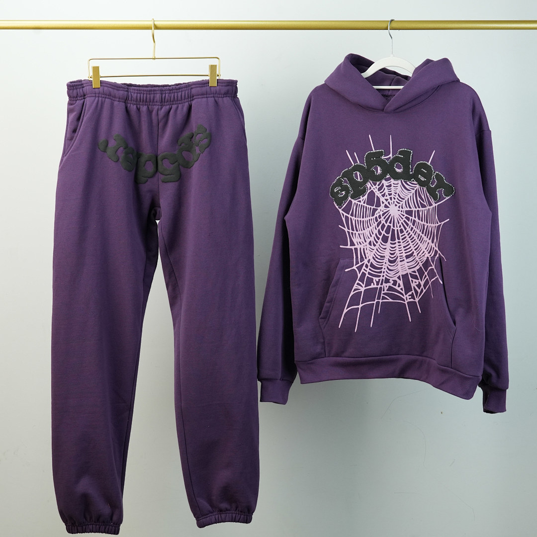 Other Sp5Der Web SWEATPANTS (Purple) - Image 21