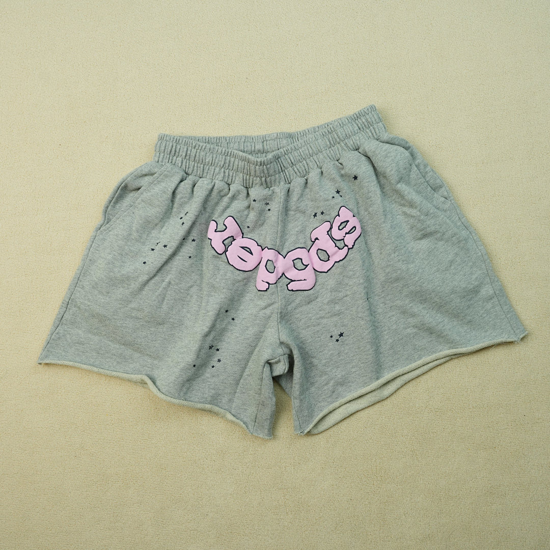 Other 175 Sp5Der OG Web Logo Sweat ShortHeather (Grey) - Image 6