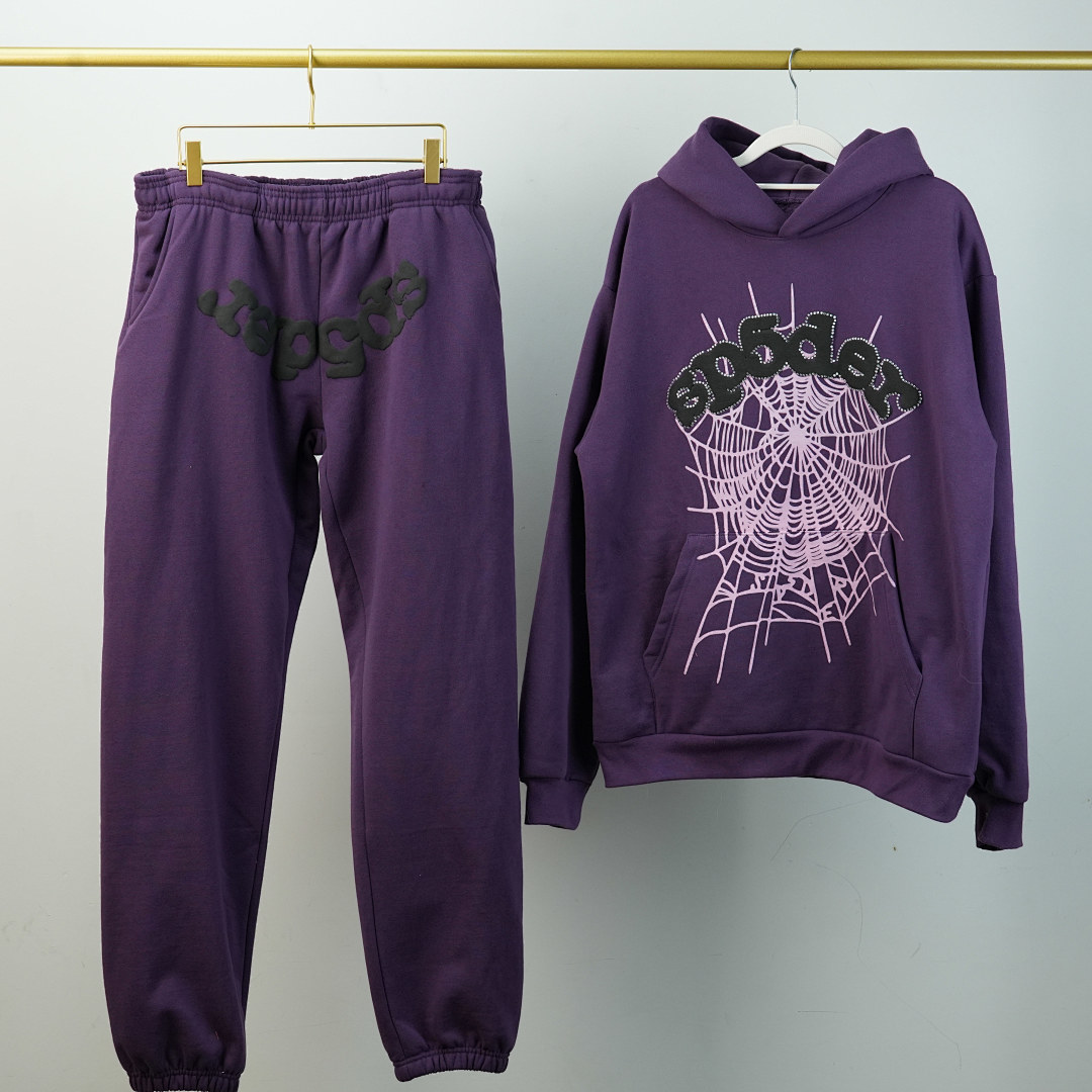 Other Sp5Der Web SWEATPANTS (Purple) - Image 3
