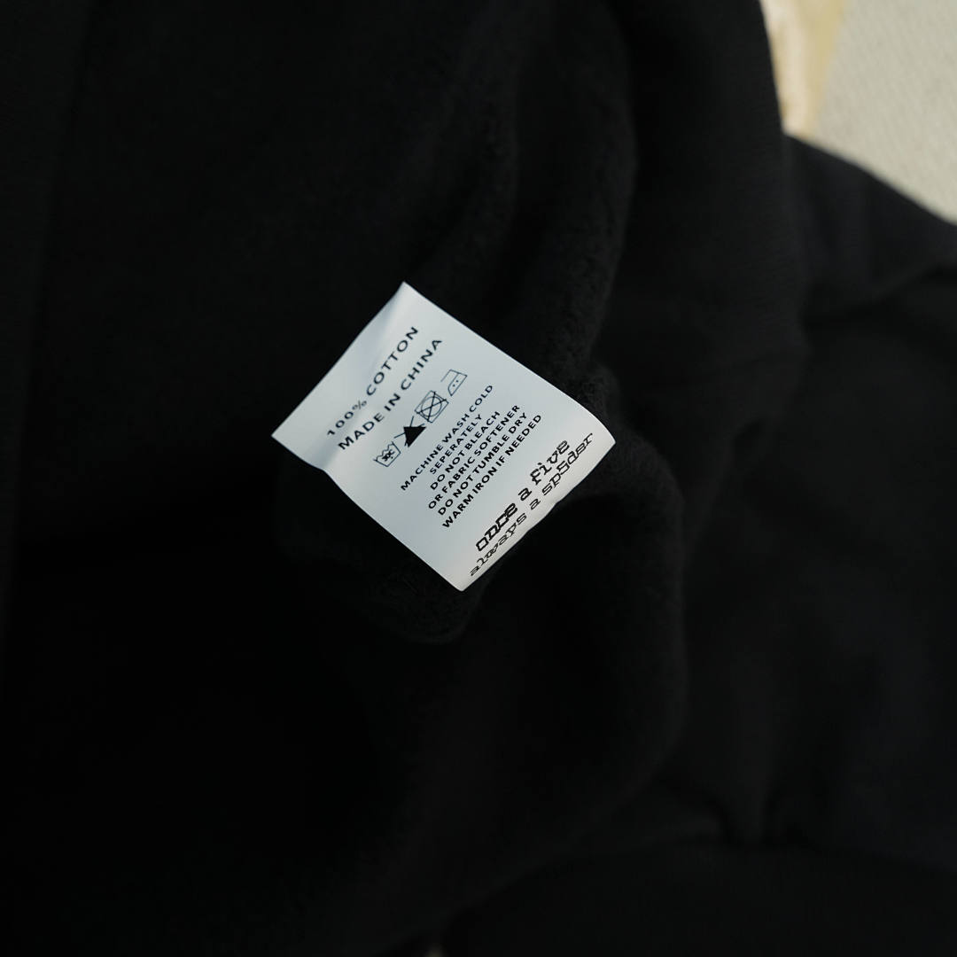 Other 265 Sp5Der Rhinestone OG Web V2 HoodieBlack - Image 9