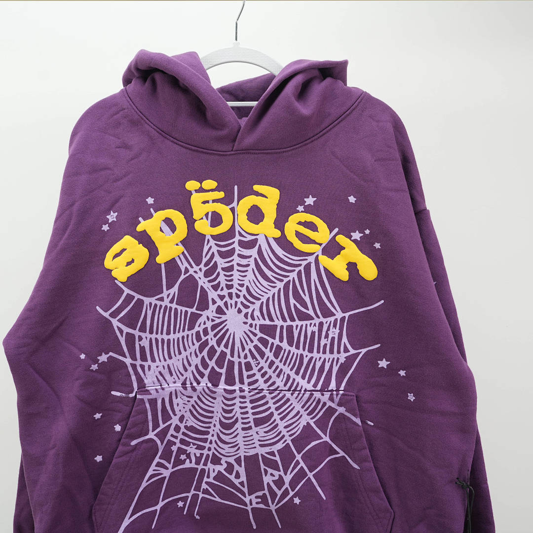 Other 265 Sp5Der Star OG Web V2 Hoodie (Purple) - Image 7