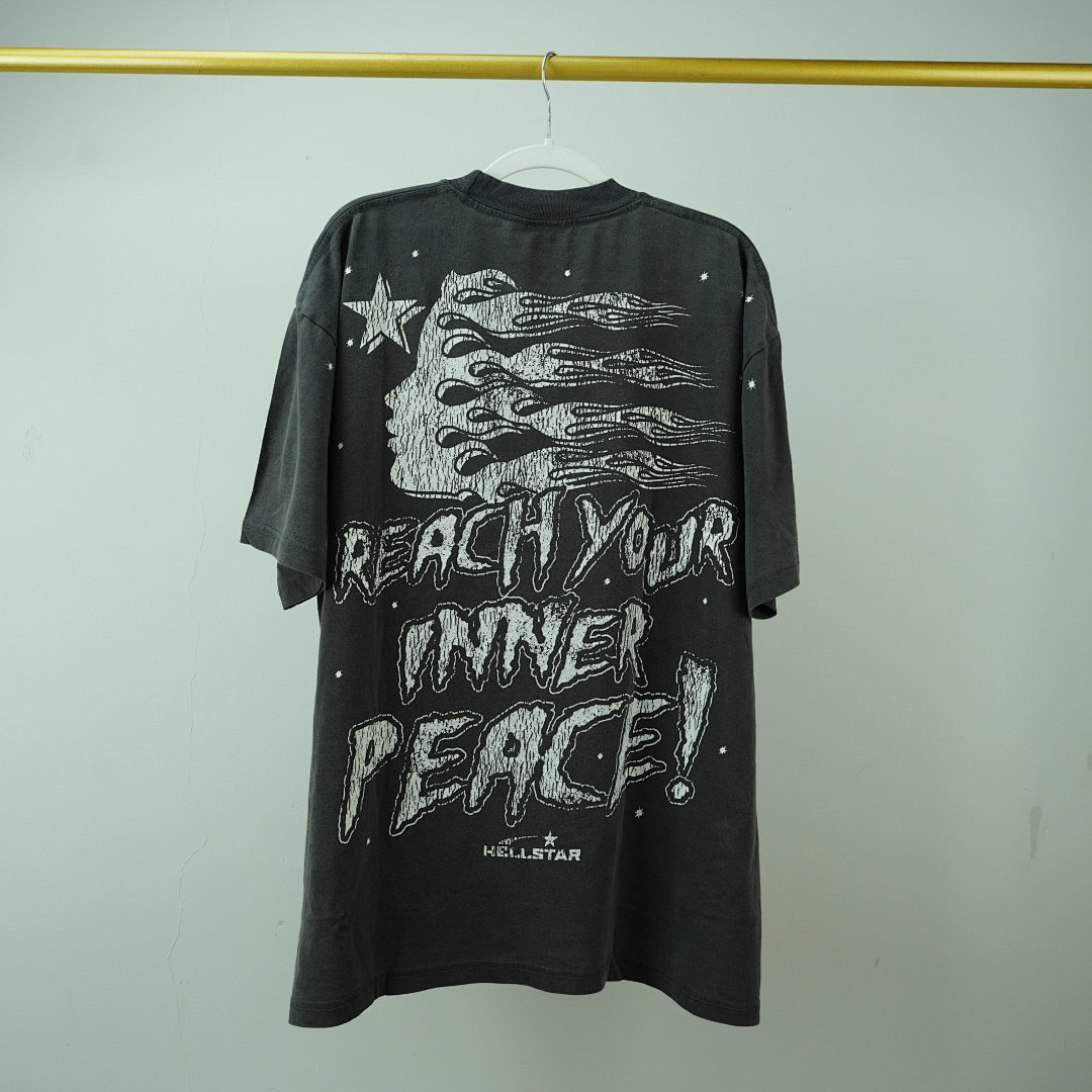 Other 65 Hellstar Studios Inner Peace Short Sleeve Tee Shirt (Black) - Image 11