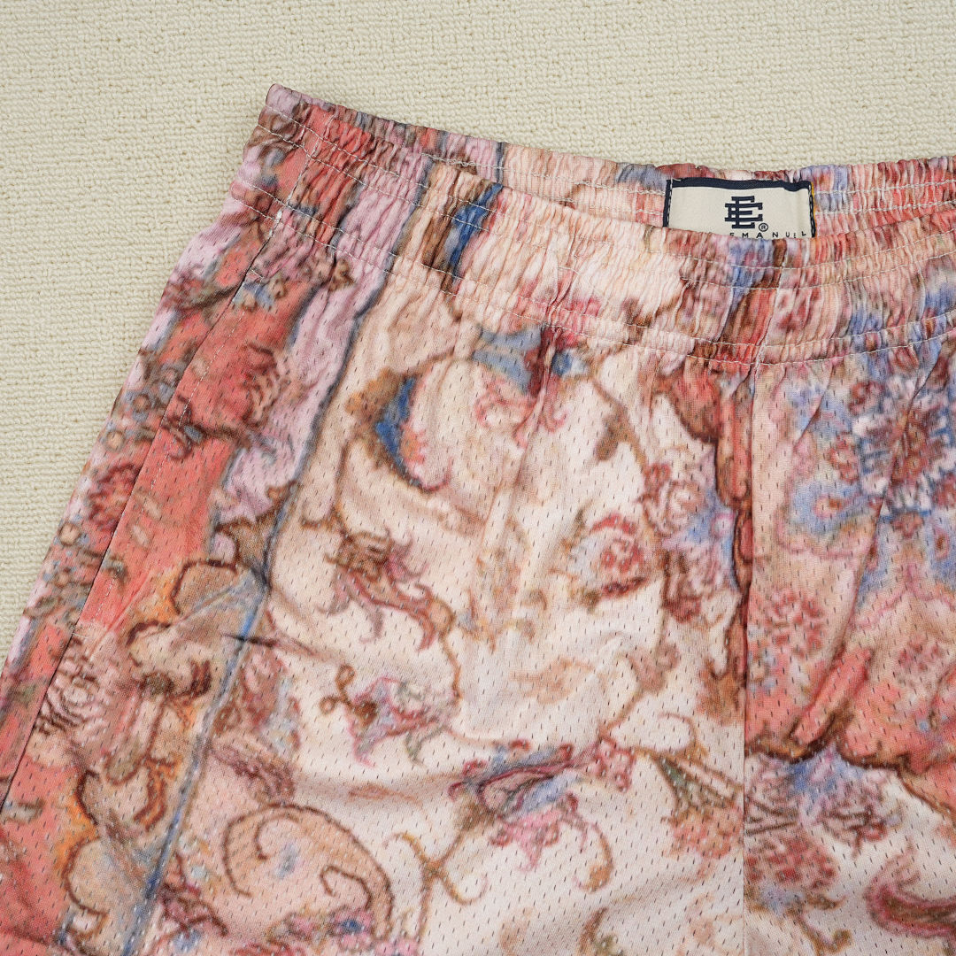 Chanel 80 Eric Emanuel EE Basic Rug Print Short White/Pink - Image 8