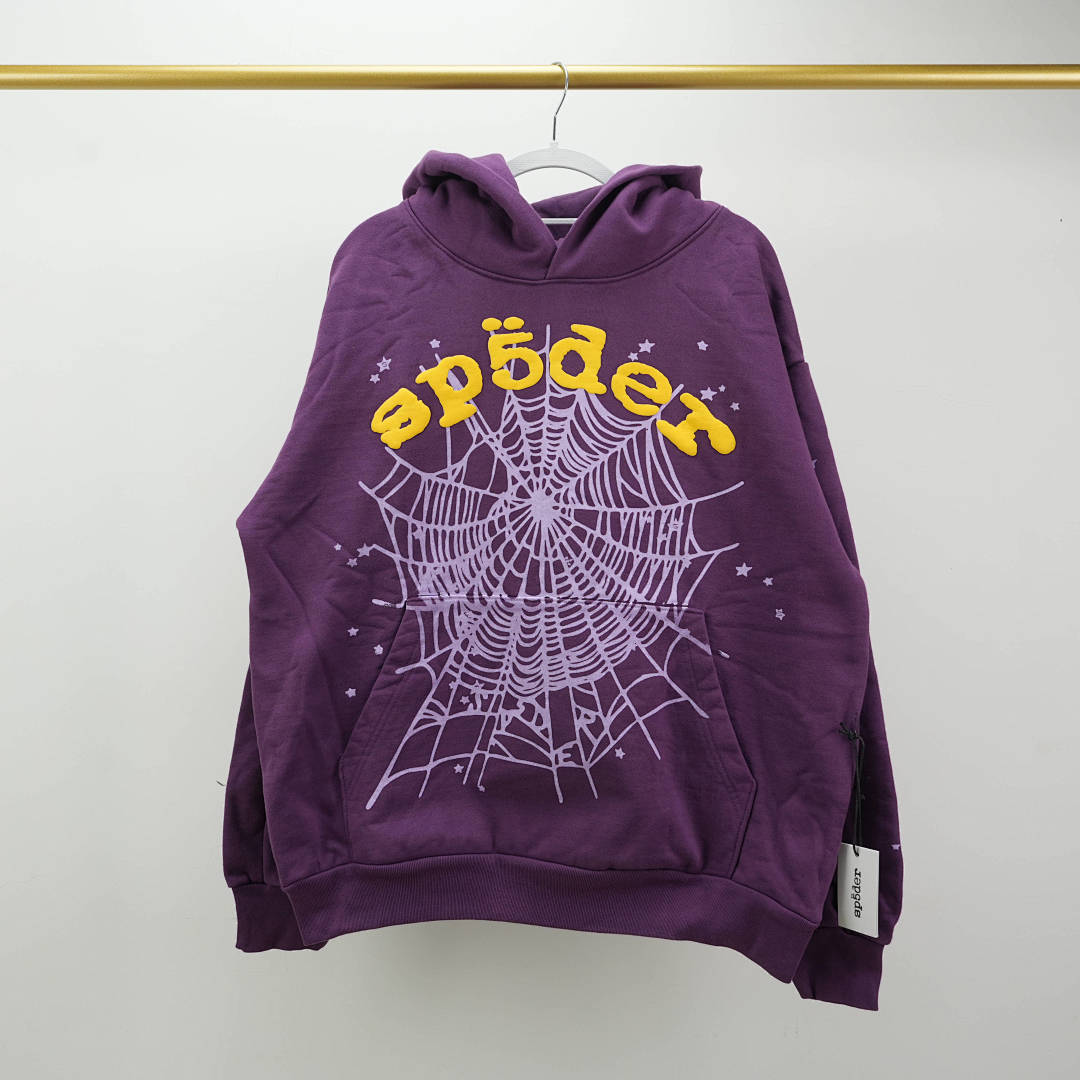 Other 265 Sp5Der Star OG Web V2 Hoodie (Purple) - Image 4