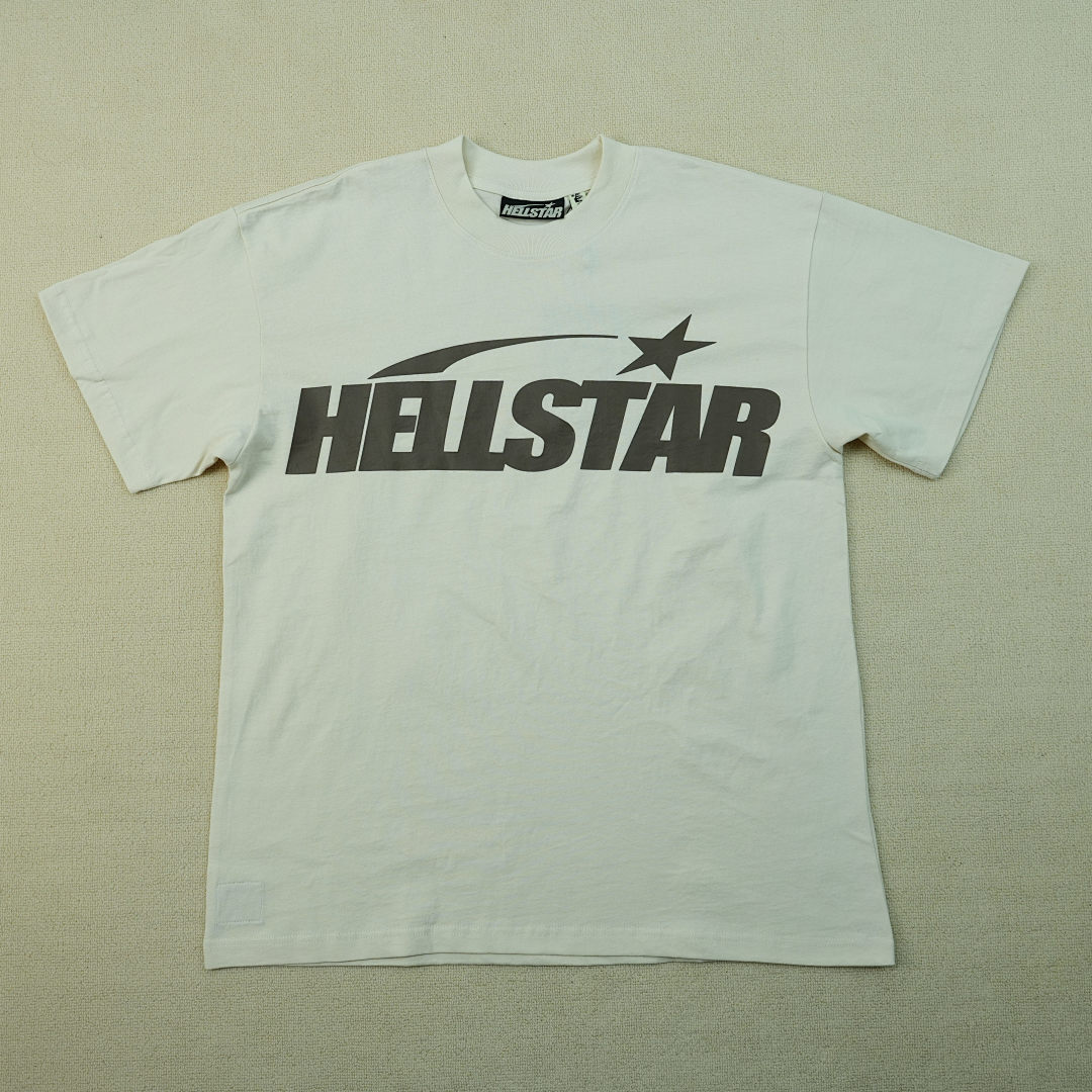 Other 195 Hellstar Classic T-Shirt White/Brown (Regular Print) - Image 4