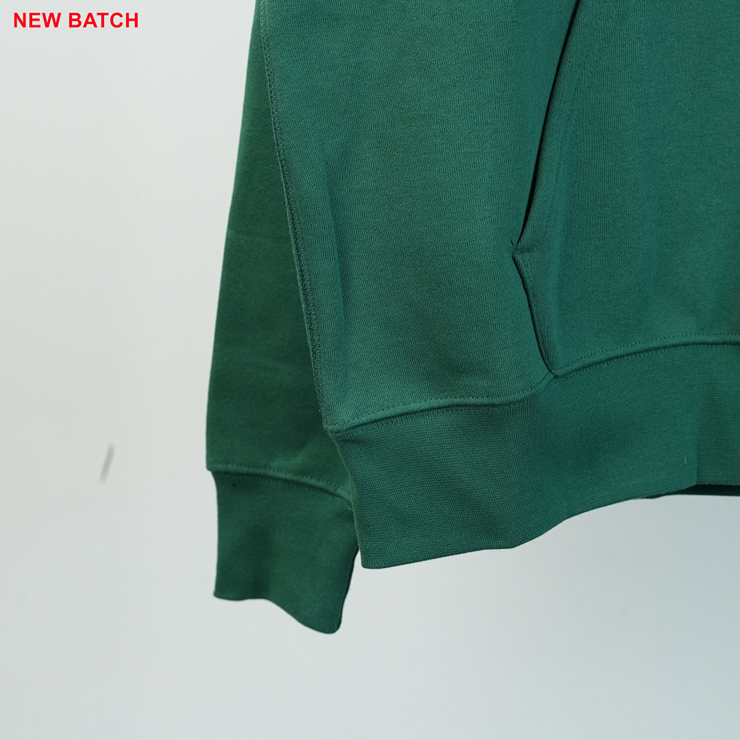 Bape Logo Relaxed Fit Pullover Hoodie Green (FW22) - Image 10