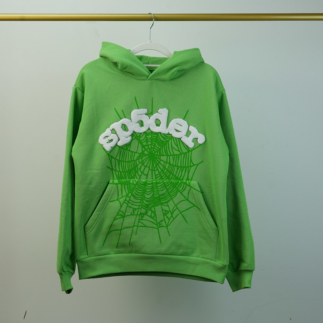 Other 50 Sp5Der Web Hoodie Slime (Green) - Image 81