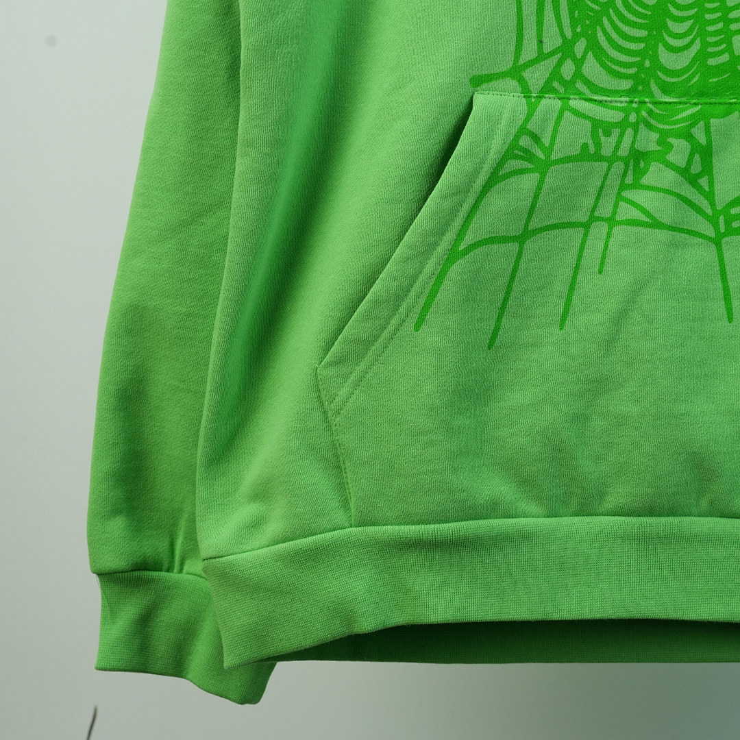Other 50 Sp5Der Web Hoodie Slime (Green) - Image 52