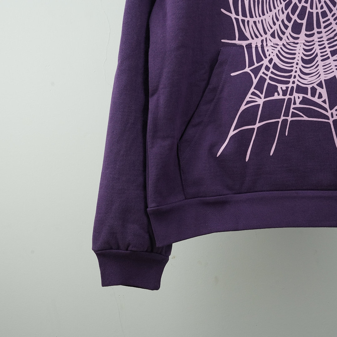 Other SPIDER F&Amp;F Sp5Der Hoodie (Purple) - Image 10