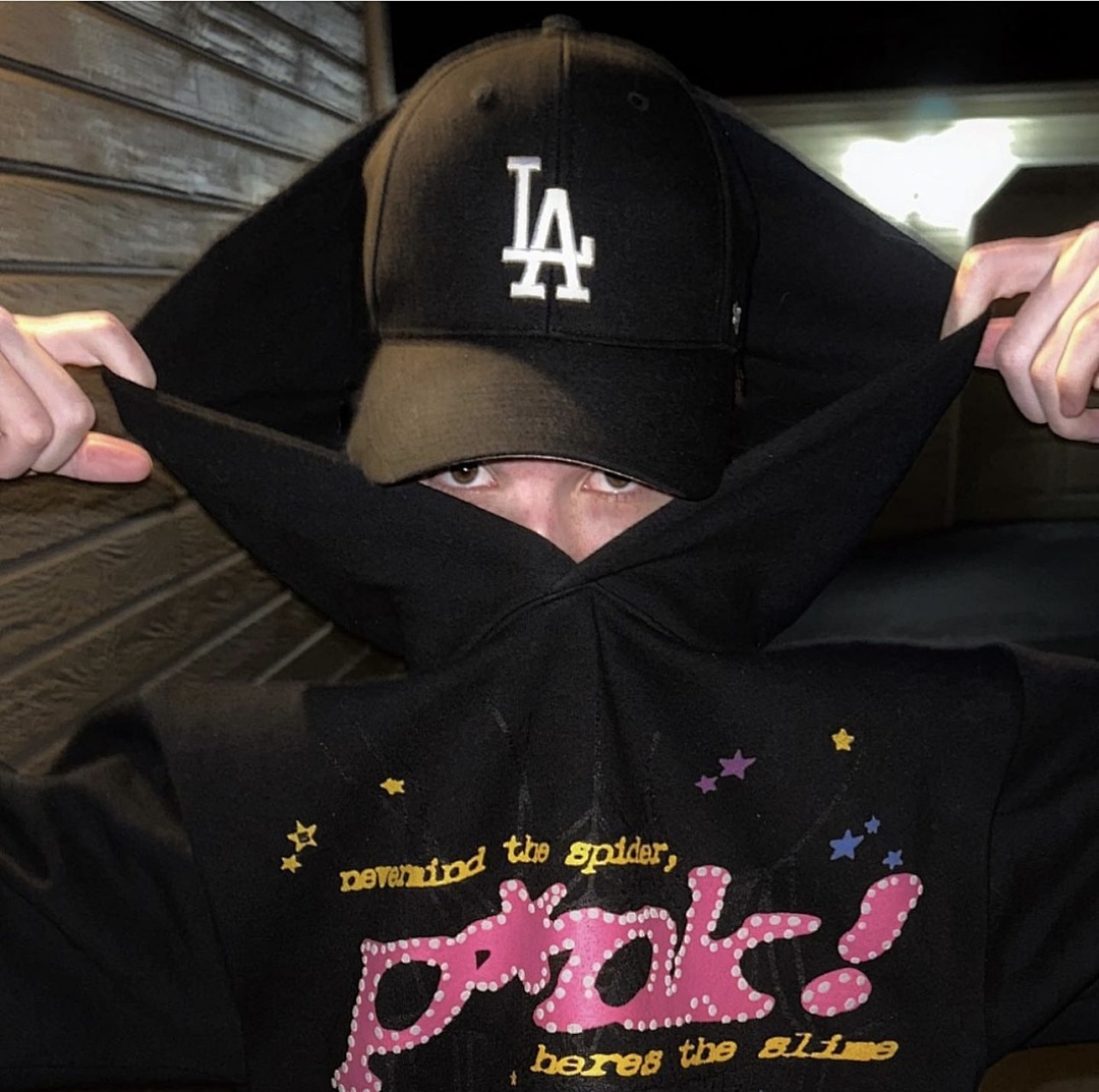 Other 240 Sp5Der P*NK Hoodie (Black) - Image 4