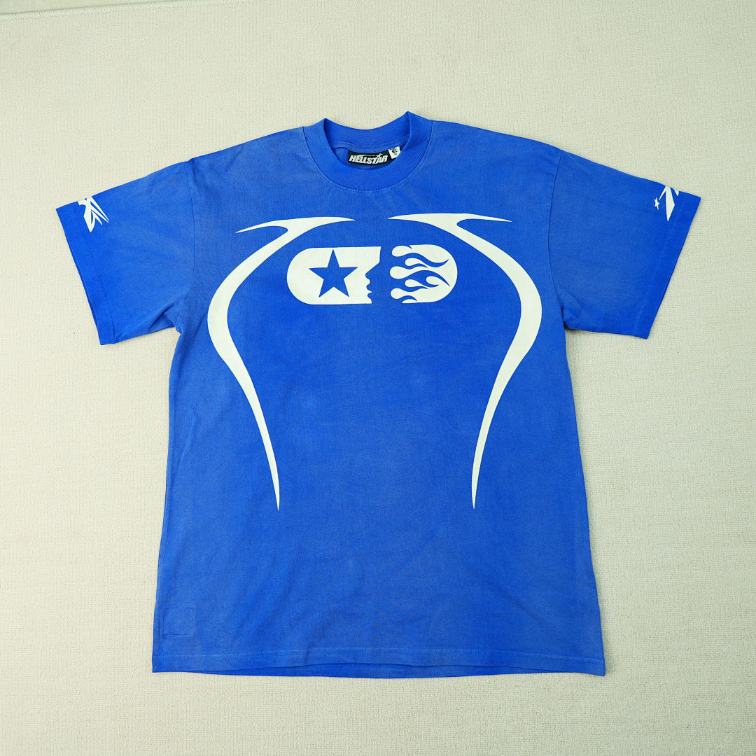 Other 205 Hellstar Warm Up T-Shirt (Blue) - Image 5