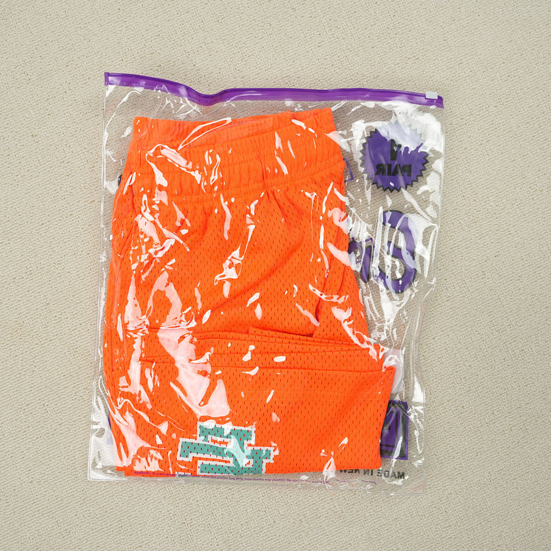 Chanel 80 Eric Emanuel EE Basic Short Fiery Coral/Teal - Image 3