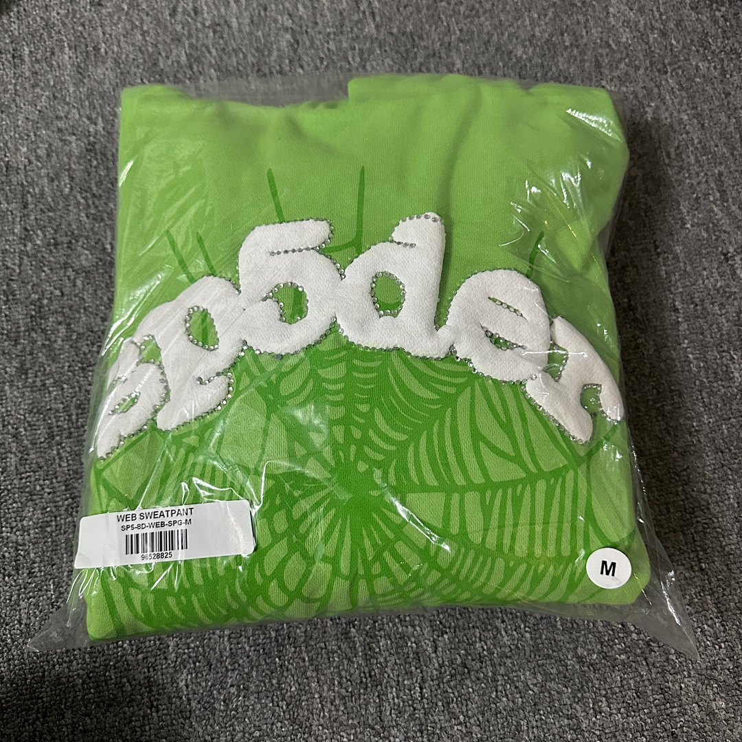 Other 50 Sp5Der Web Hoodie Slime (Green) - Image 3