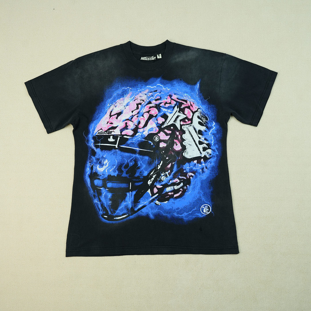 Other 240 Hellstar Powered ByThe Star T-Shirt (Black) - Image 7