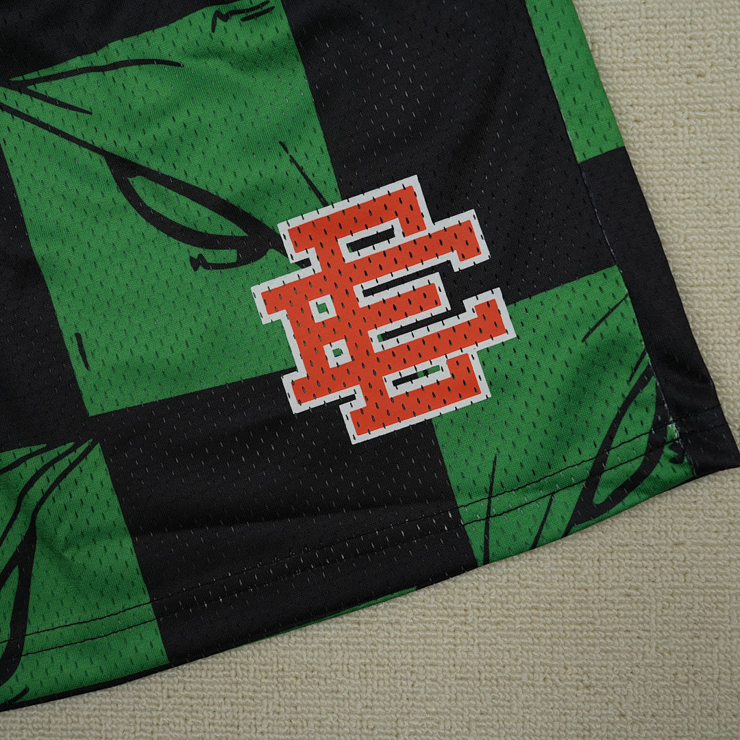 Chanel 80 Eric Emanuel X Matty Boy EE Shorts 99 Eyes Slime/Orange - Image 12