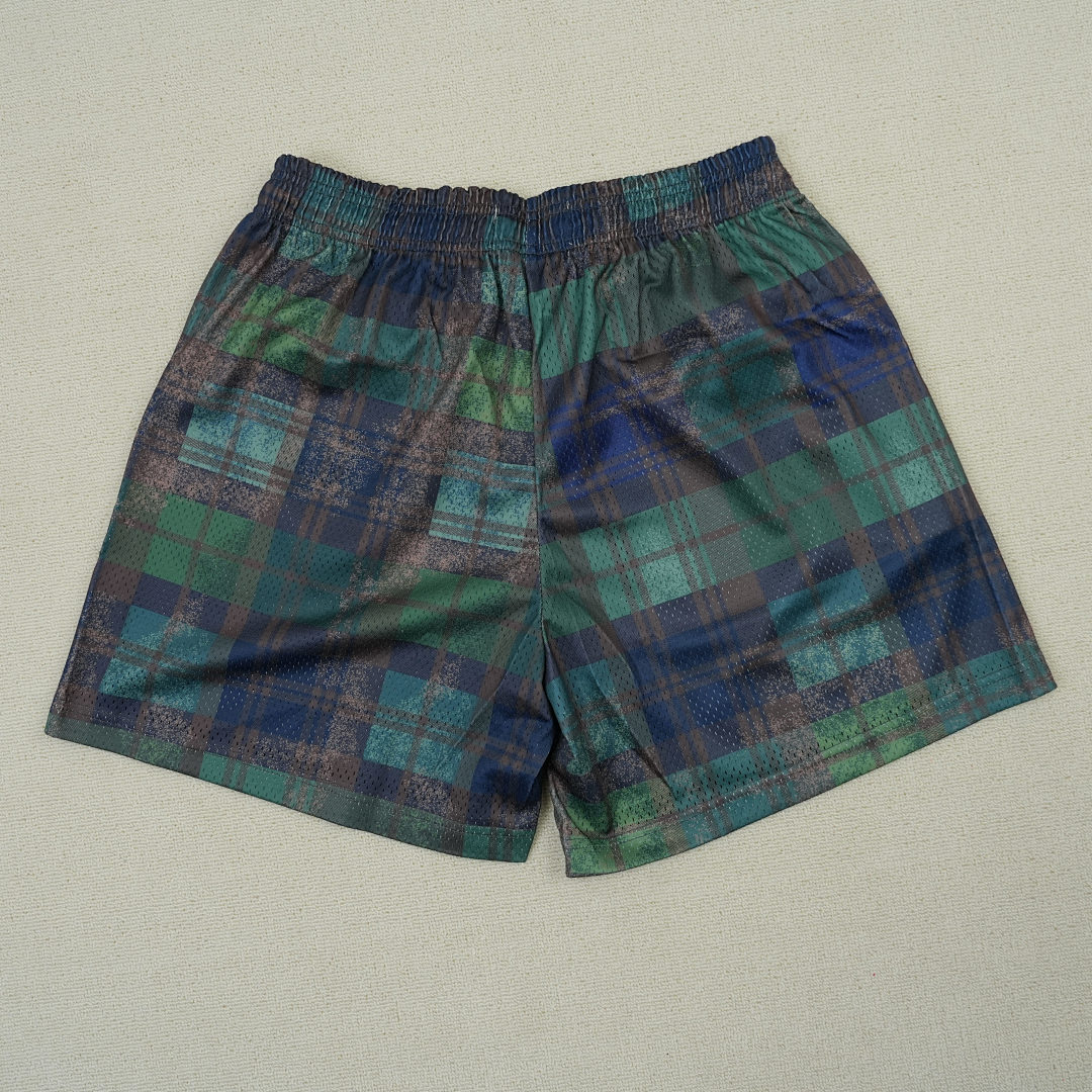 Chanel 80 Eric Emanuel EE Basic Short Green/Black Plaid - Image 14