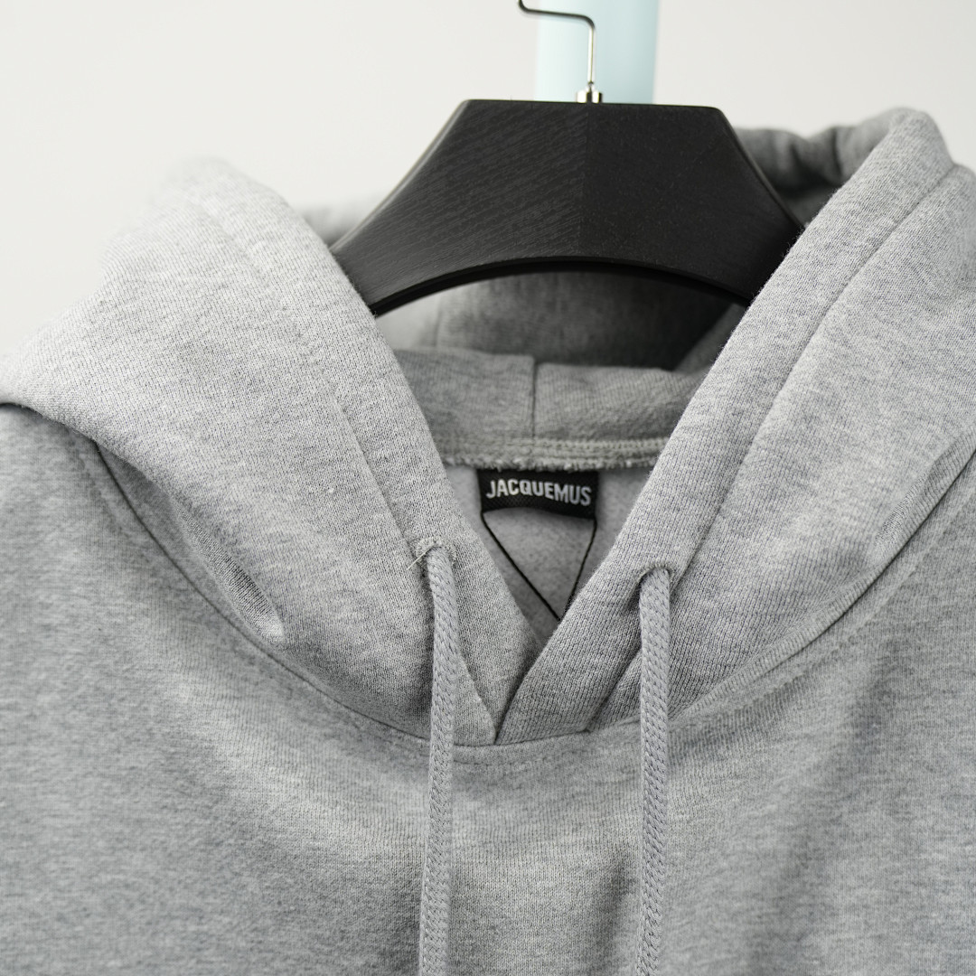 On Running Jacquemus Le Sweatshirt Hooded (Grey) - Image 7