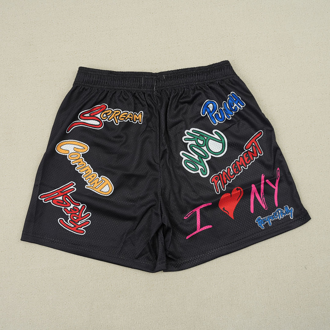 Chanel 80 Eric Emanuel X Matty Boy EE Shorts Black/Blue - Image 17